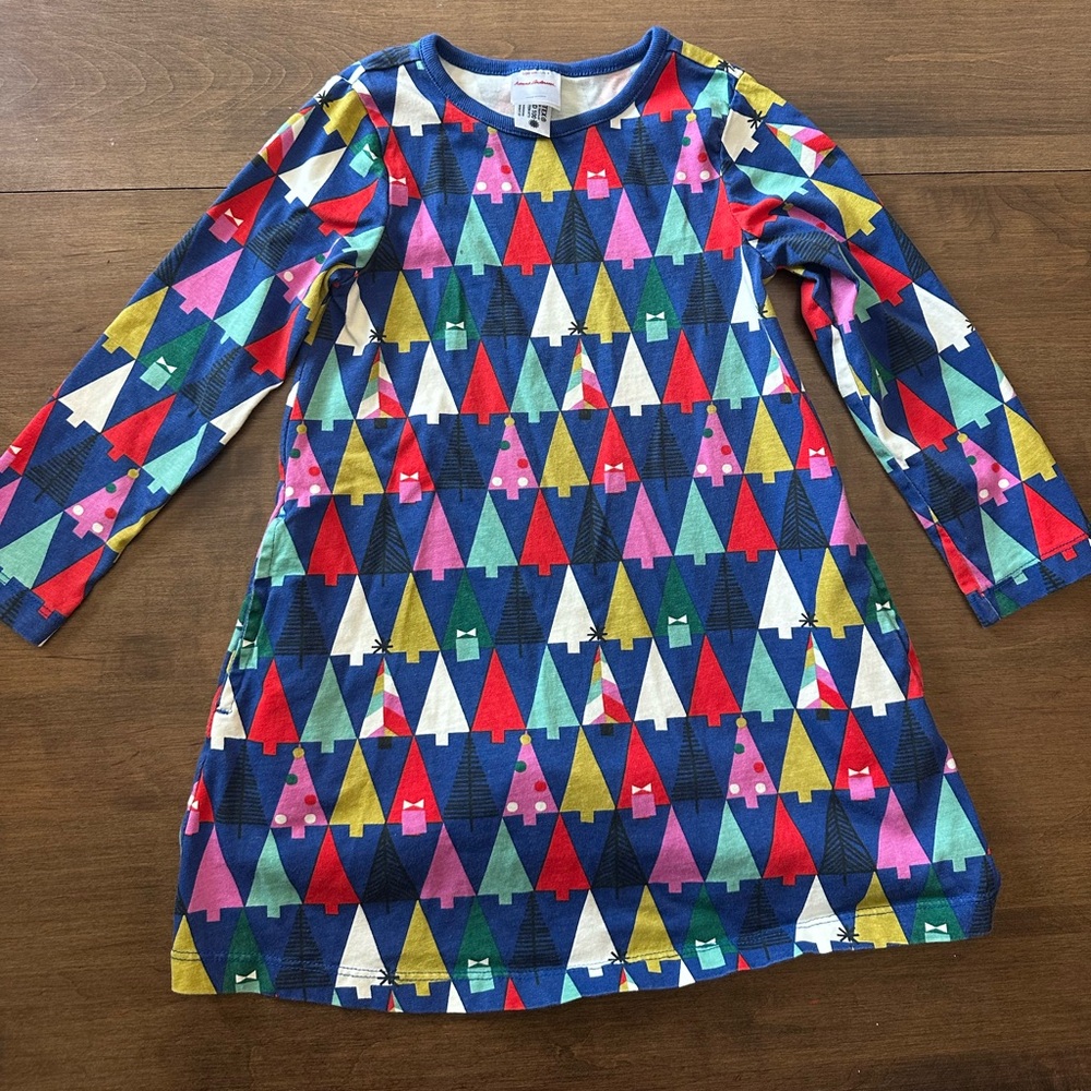 Hanna Andersson Festive Tree Pattern Dress